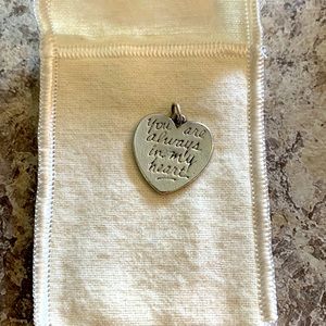 You Are Always in My Heart" Charm